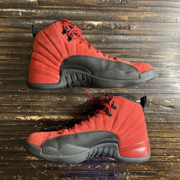Nike Air Jordan 12 Retro "Reverse Flu Game" Red CT8013-602 Size 12 - Picture 3 of 7